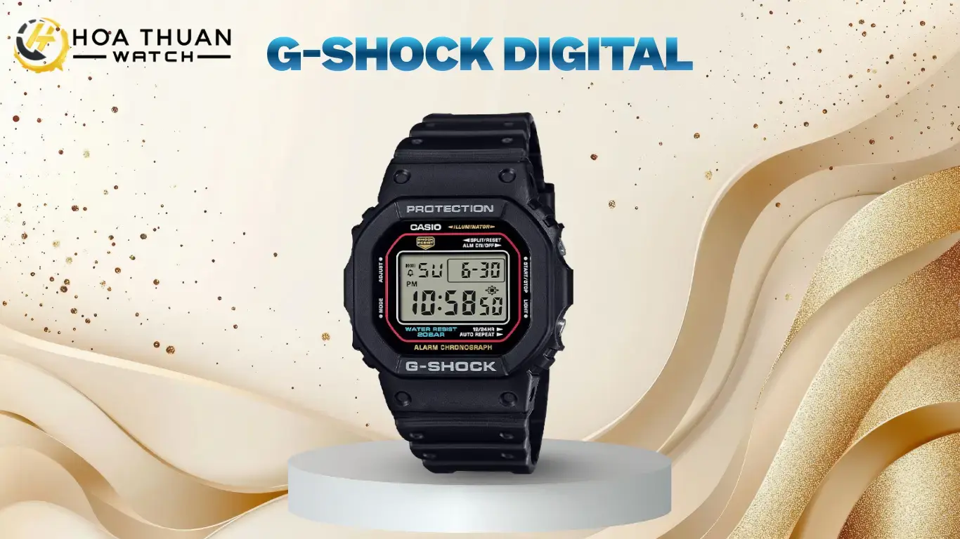 G-Shock Digital (DW / G-5600 / GD Series)
